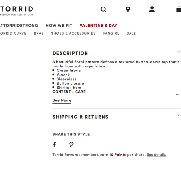 Torrid 5 Magenta Star Print Tank Top - Picture 4 of 13